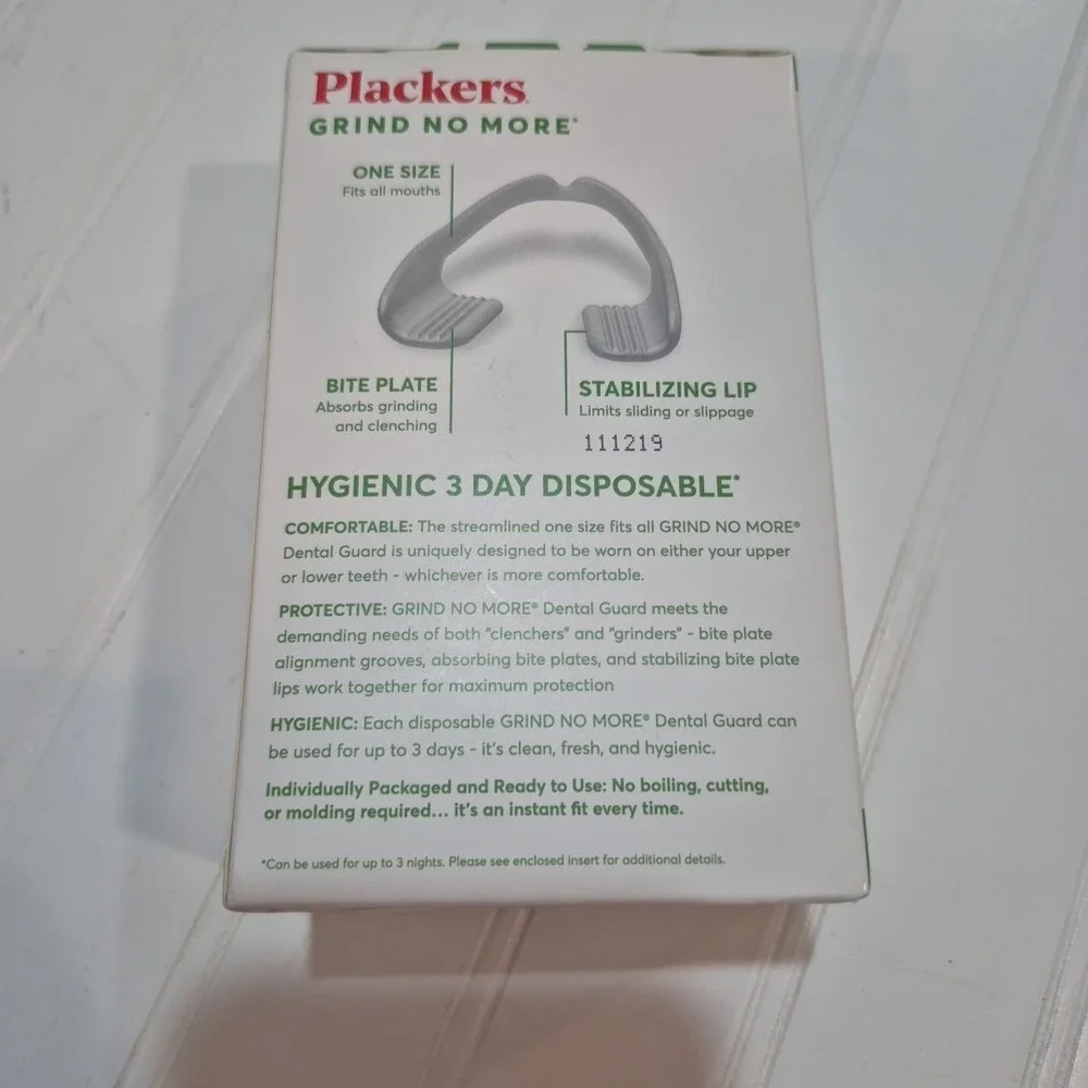 Plackers‎ Grind No More Night Guard, Dental Protection for Teeth